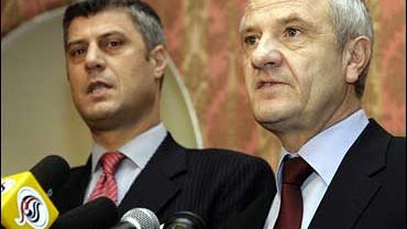 Kosovo's Albanian Democratic Party leaders 