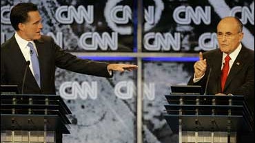 Mitt Romney And Rudy Giuliani At YouTube Debate 