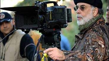 Director Francis Ford Coppola on the set of "Youth Without Youth" 