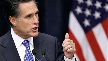 Republican presidential hopeful, former Massachusetts Gov. Mitt Romney 