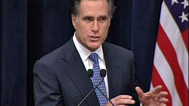 GOP candidate Mitt Romney delivers speech on religion 