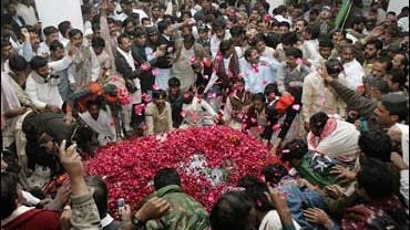Benazir Bhutto's grave 