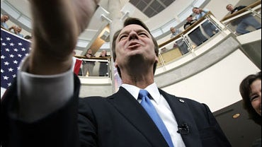 Democratic presidential hopeful and former Sen. John Edwards 