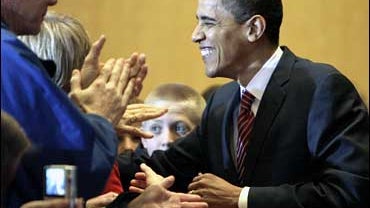 Barack Obama in Iowa 