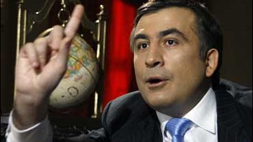 Mikhail Saakashvili, re-elected president of Georgia 