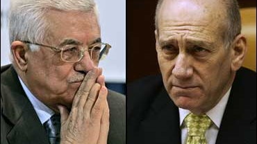 Mahmoud Abbas, Ehud Olmert 
