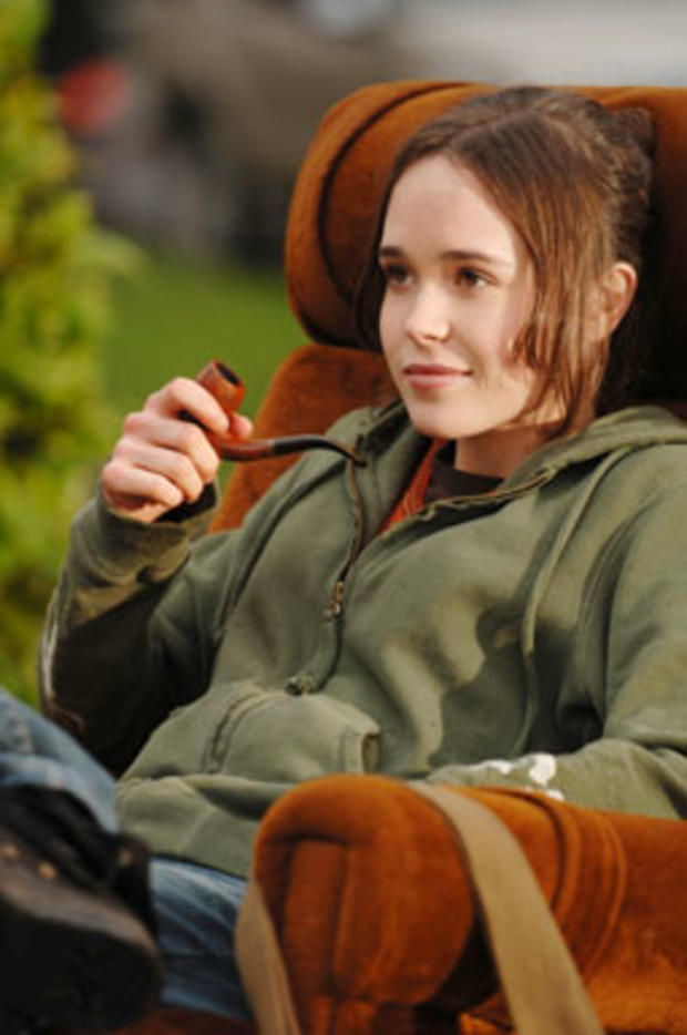 This photo released by Fox Searchlight shows Ellen Page in a scene from "Juno." "Juno" received three Oscar nominations including best film, best director and best actress, Tuesday, Jan. 22, 2008. 