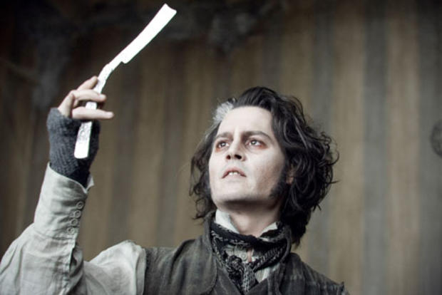 Johnny Depp in "Sweeney Todd The Demon Barber of Fleet Street" (DreamWorks and Warner Bros., Distributed by DreamWorks/Paramount) 