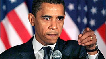 Democratic presidential hopeful Sen. Barack Obama 