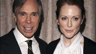 Tommy Hilfiger and Julianne Moore 