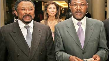 chairperson of the African Union commission on the political situation in Kenya, Jean Ping, and Kenyan Foreign Affairs Minister Moses Wetangula in Nairobi. 