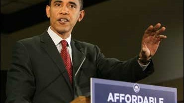 Democratic presidential hopeful, Sen. Barack Obama 