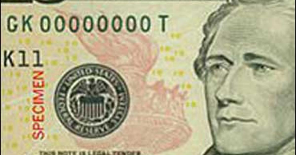 blank 10 dollar bill