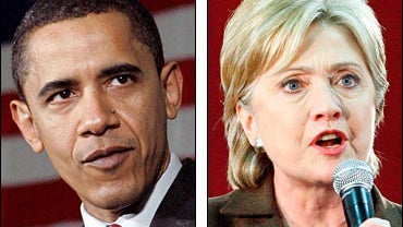 Barack Obama and Hillary Rodham Clinton 