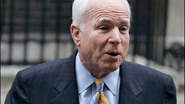 US Presidential hopeful Senator John McCain 