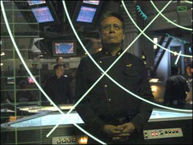 Edward James Olmos in "Battlestar Galactica" 
