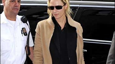 Uma Thurman at NYC Court 