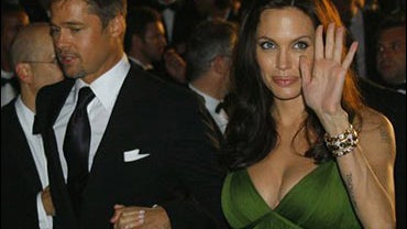 Brad Pitt and Angelina Jolie 