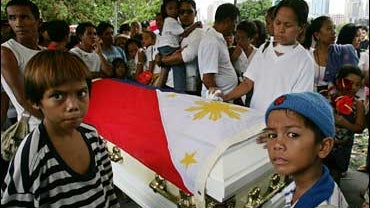 Mylene Neri, the widow of slain Manila police officer 