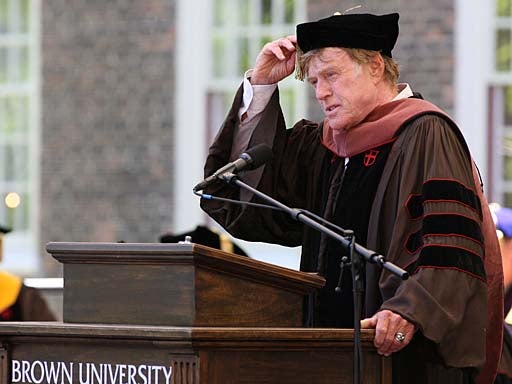 Robert Redford<br>Brown University 