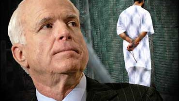 Sen. John McCain and Guantanamo Bay detainee 