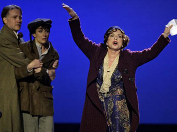 Actress Patti LuPone, right, performs with cast from the musical "Gypsy," during the 62nd Annual Tony Awards in New York, Sunday, June 15, 2008. 
