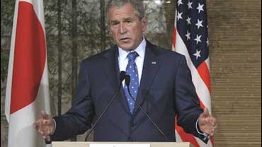 US President George W. Bush 