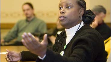 former Georgia congresswoman Cynthia McKinney 