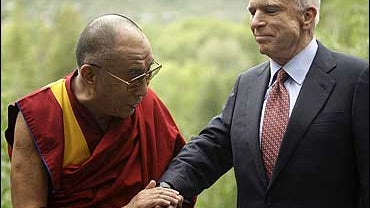 McCain Meets Dalai Lama 