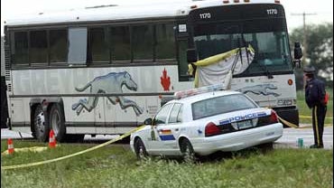 greyhound bus decapitation stabbing canada manitoba 