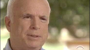 Sen. John McCain talks to Katie Couric 