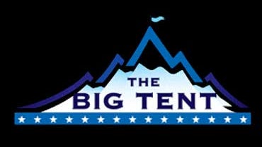 "The Big Tent," an 8,000-square-foot, two-story structure for bloggers and other new media journalists at the convention 