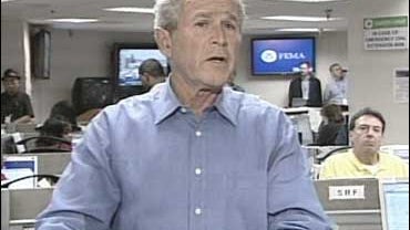 President Bush speaks about preparations for Hurricane Gustav 