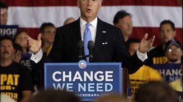 Biden at school in St. Clair Shores, Mich 