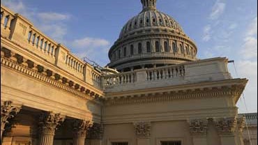 The Capitol Dome is seen near sunset in Washington 