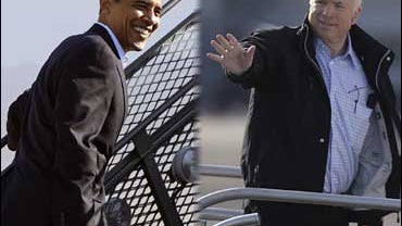 Sen. Barack Obama and Sen. John McCain 