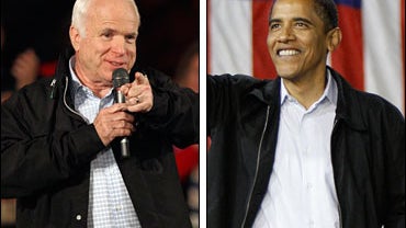 Democratic presidential candidate Sen. Barack Obama and Republican presidential candidate Sen. John McCain 