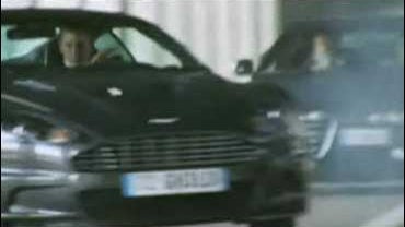 Opening car chase scene from the James Bond film "Quantum of Solace." 