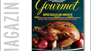 Gourmet Magazine - Thanksgiving Holiday Issue 
