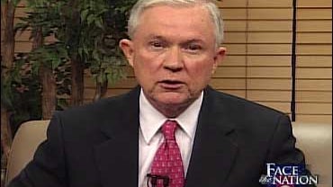 Sen. Jeff Sessions, R-Ala., on "Face The Nation." 