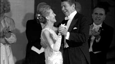 President Ronald Reagan And Wife Nancy 