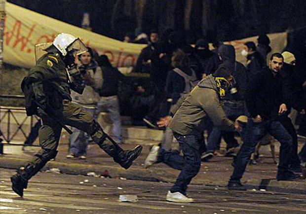 Greek Violence Persists 