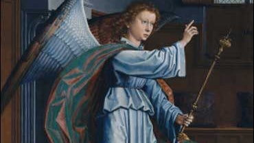 "The Annunciation" (1506) by Gerard David 