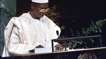 President of Guinea Lansana Conte 