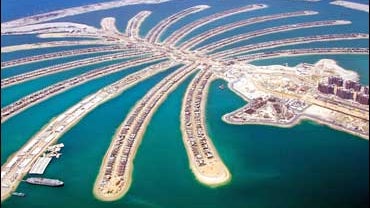 Jumeira Palm Island in Dubai 