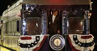 Obama's Inaugural Train Ride