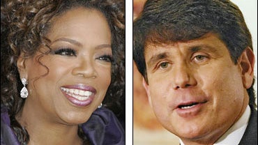 Oprah Winfrey and Rod Blagojevich 