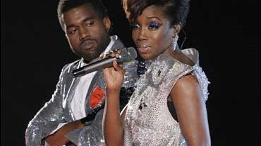 Kanye West and Estelle 