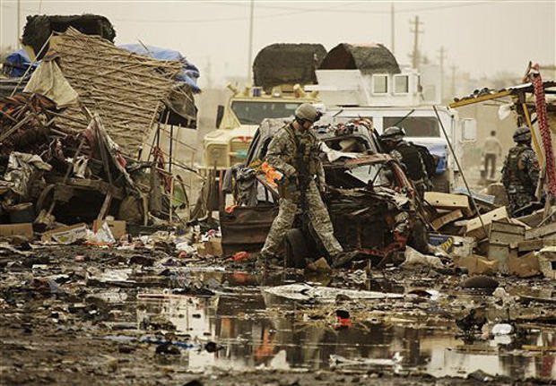 Baghdad Blast Aftermath 