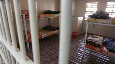 A cell is seen at a renovated Abu Ghraib prison, now renamed 'Baghdad Central Prison' 